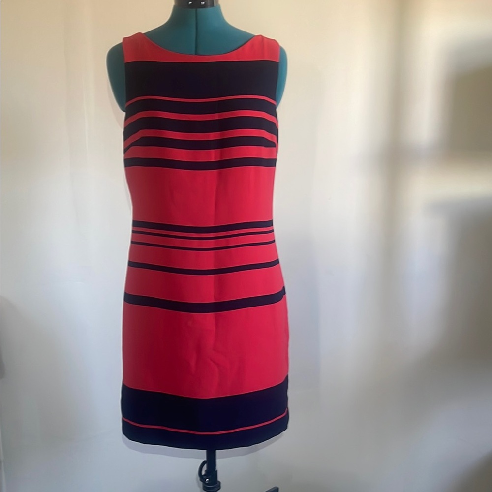Banana Republic Red Sheath Mini Dress Sleeveless